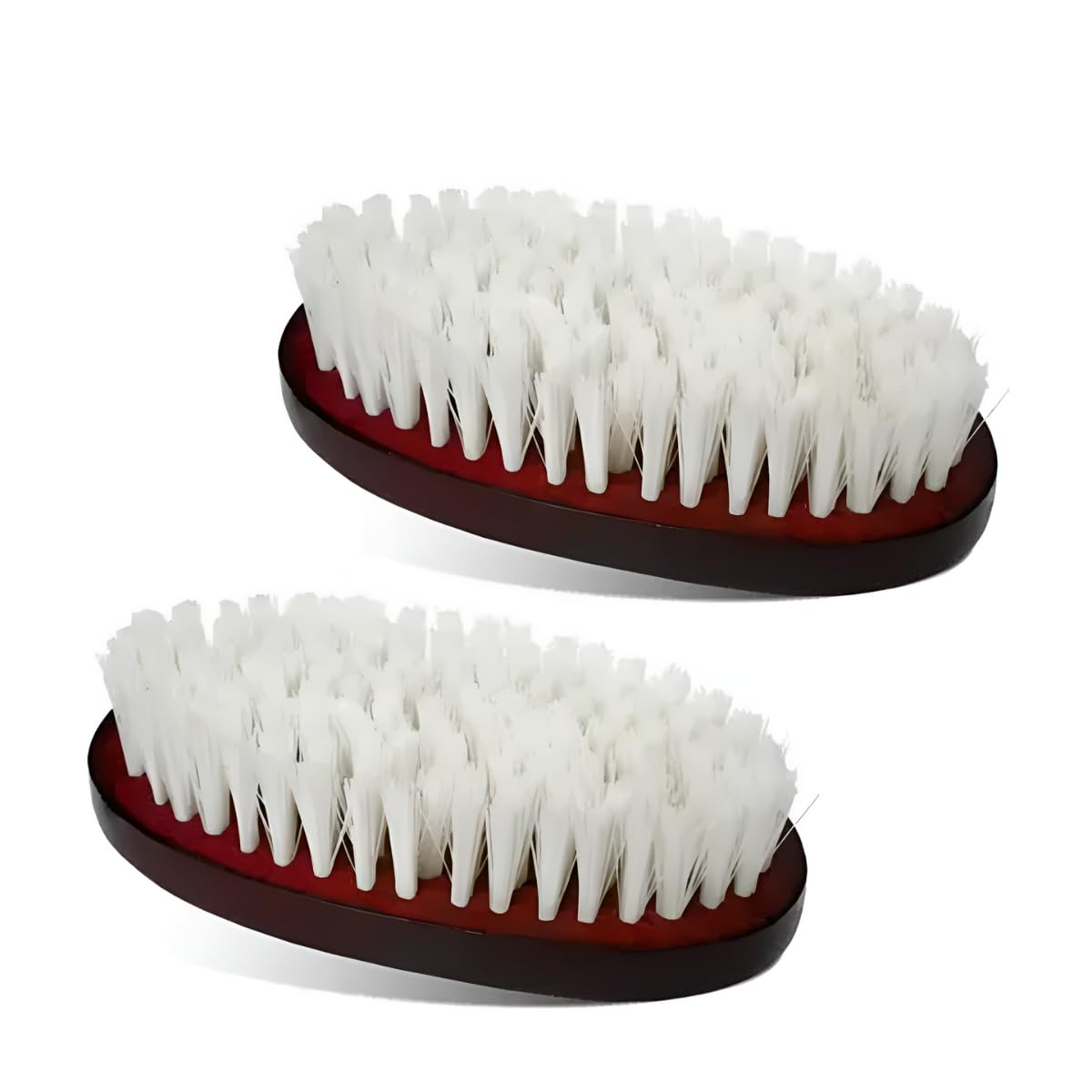 SHAGUN Wooden Cloth Cleaning Brush – Premium Oval Scrubbing Brush for Clothes, Upholstery & Hard Surfaces | Soft & Durable Bristles for Gentle Cleaning (1)